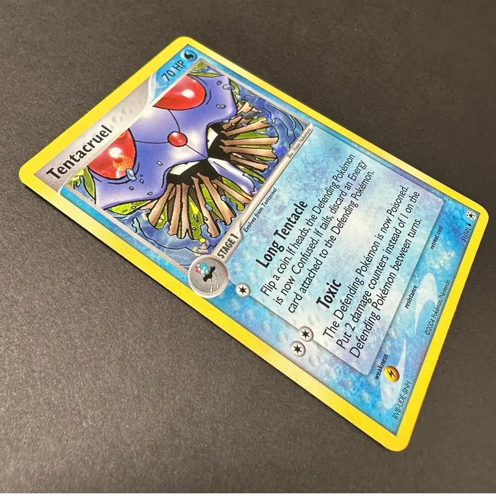 Pokemon TCG Tentacruel 51/101 Stage 1 70 HP Uncommon Reverse Holo LP/NM